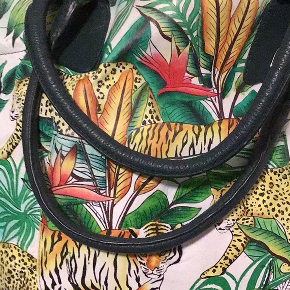 Sharif Hand Painted Leather Bag - Picture 2 of 9